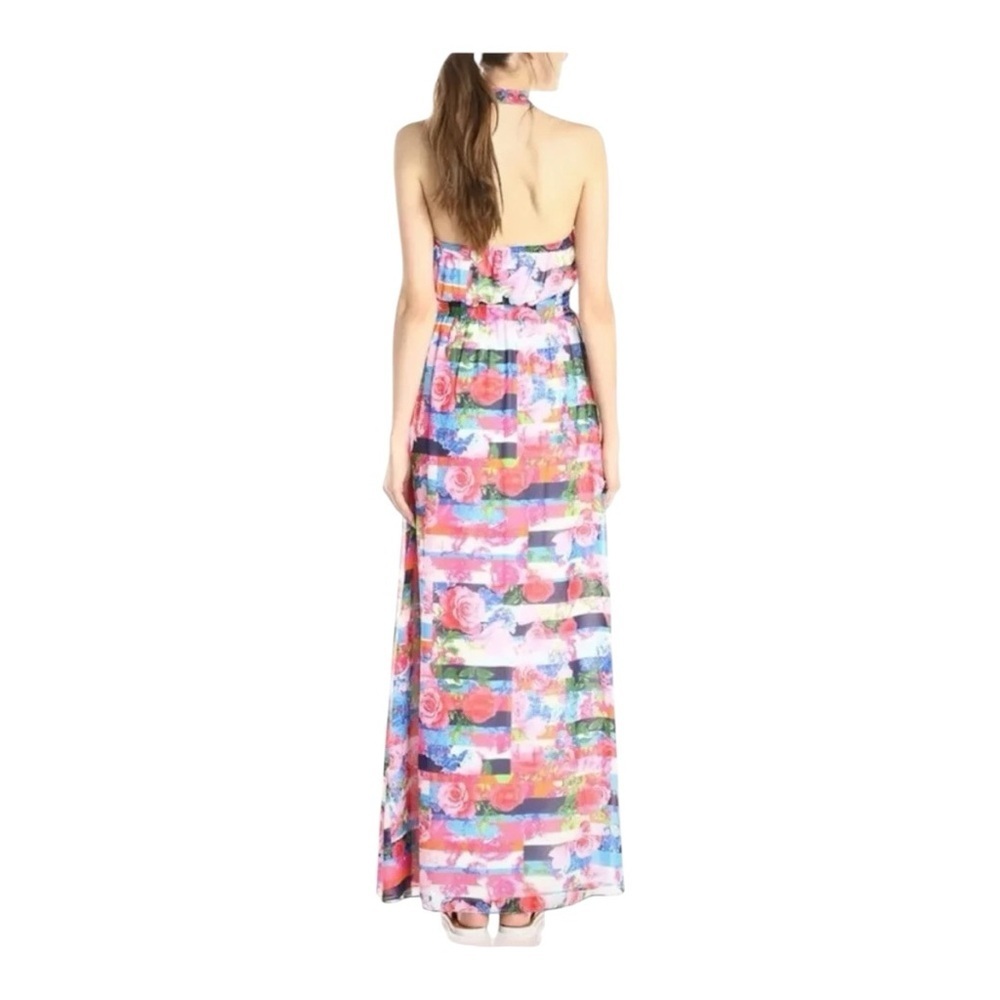 Jessica Simpson Women’ Halter Floral Maxi Dress Size 6 - Picture 4 of 9